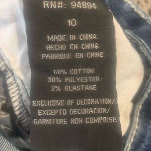 Girls Rodeo Girl jeans size 10